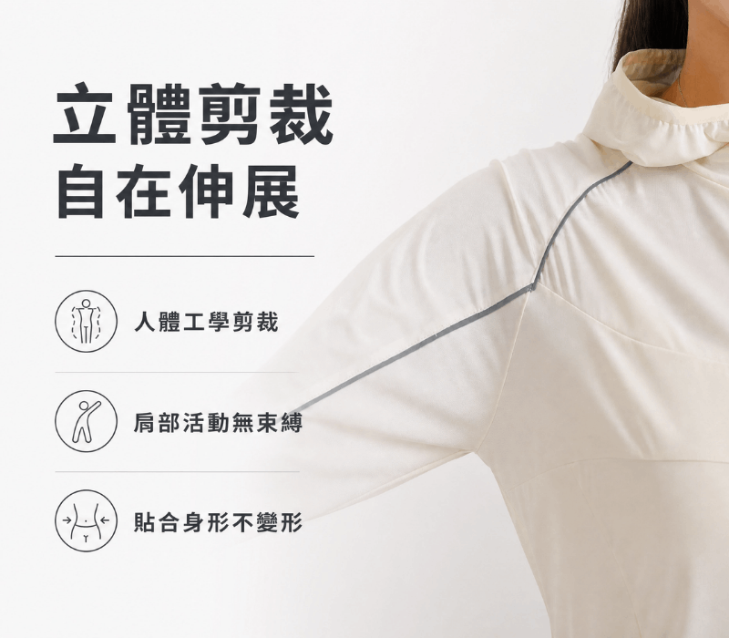 涼感防曬連帽外套-青霧 商品圖片 7